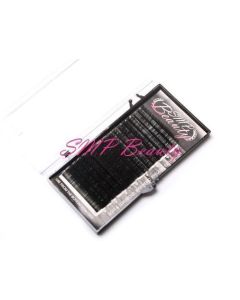 Synthetic Mink Eyelash Extensions Tray ONE LENGTH Black